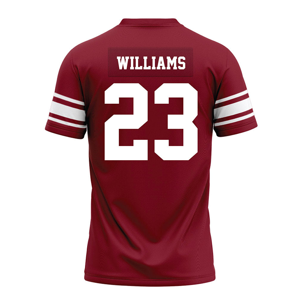 Arkansas - NCAA Football : Ian Williams - Cardinal Premium Football Jersey-1
