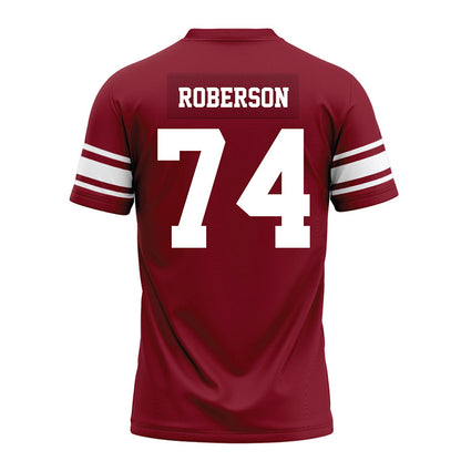 Arkansas - NCAA Football : Terence Roberson - Cardinal Premium Football Jersey-1