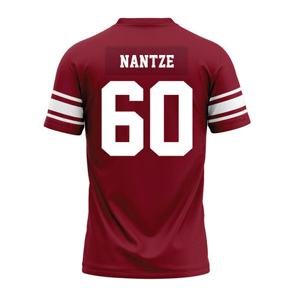 Arkansas - NCAA Football : Jonas Nantze - Cardinal Premium Football Jersey