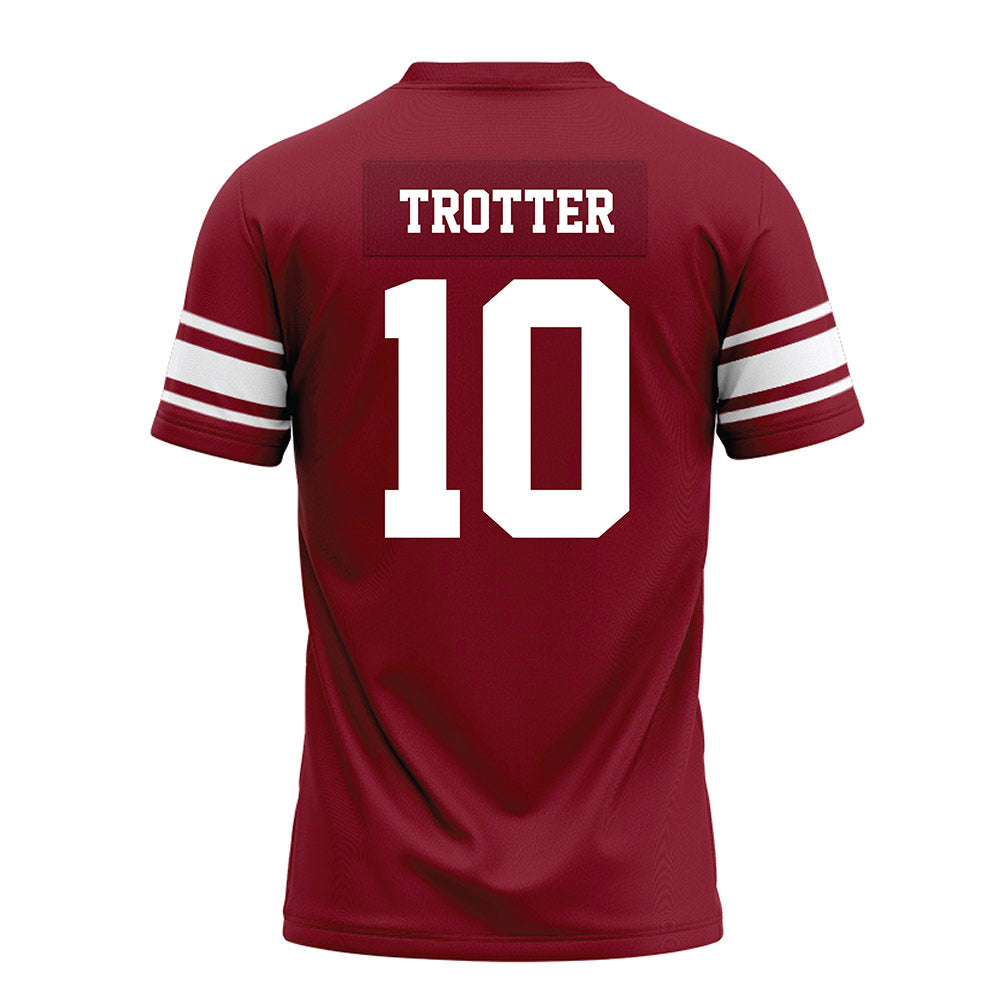 Arkansas - NCAA Football : Cade Trotter - Cardinal Premium Football Jersey-1