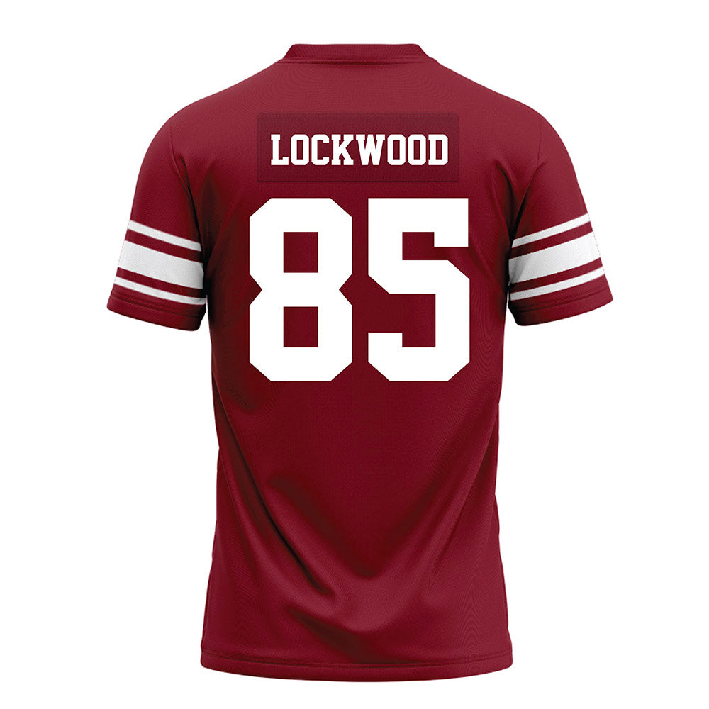 Arkansas - NCAA Football : Ty Lockwood - Cardinal Premium Football Jersey-1