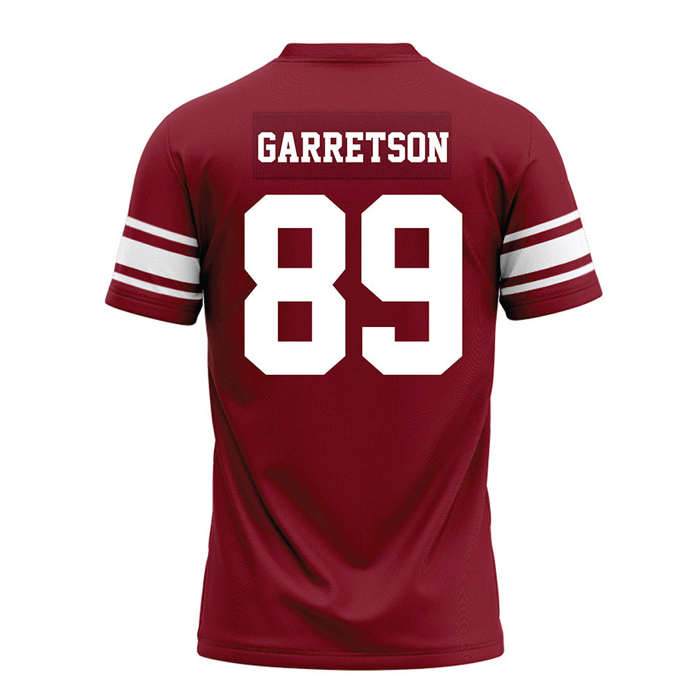 Arkansas - NCAA Football : Gavin Garretson - Cardinal Premium Football Jersey-1