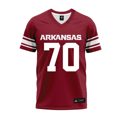 Arkansas - NCAA Football : Dan Grein - Cardinal Premium Football Jersey-0