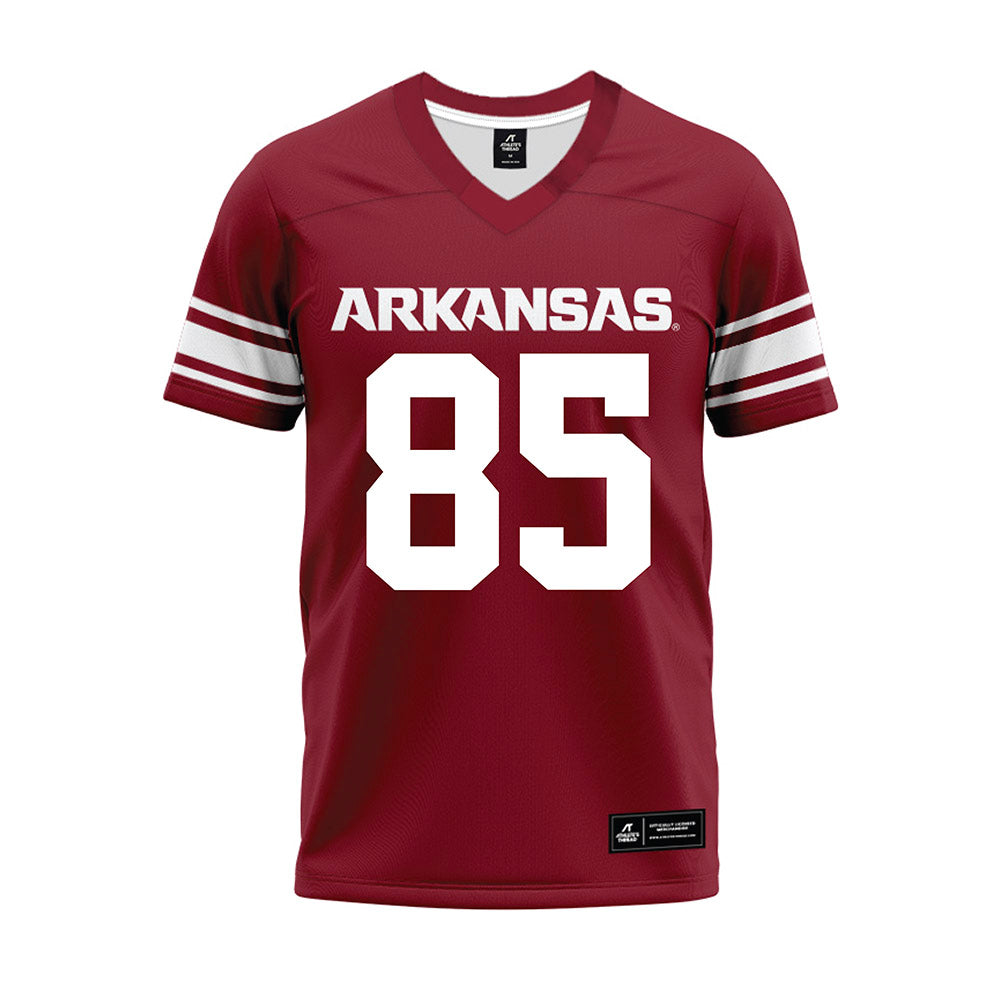Arkansas - NCAA Football : Ty Lockwood - Cardinal Premium Football Jersey-0