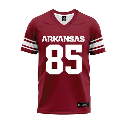 Arkansas - NCAA Football : Ty Lockwood - Cardinal Premium Football Jersey-0