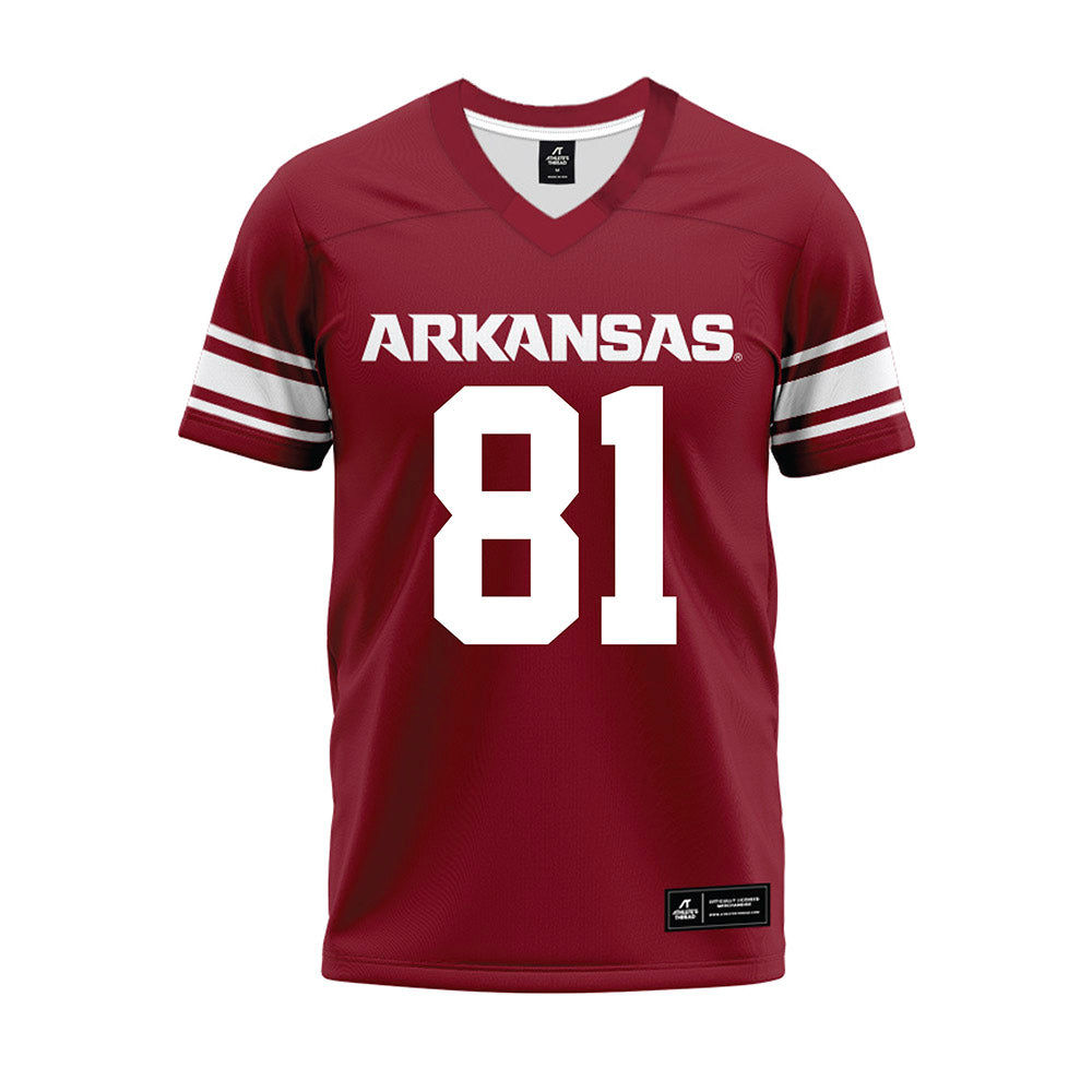 Arkansas - NCAA Football : Dai'Shaun Thomas - Cardinal Premium Football Jersey-0