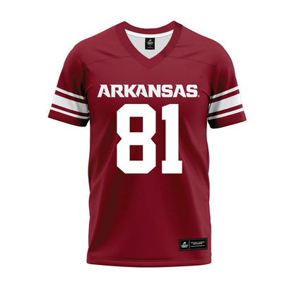 Arkansas - NCAA Football : Dai'Shaun Thomas - Cardinal Premium Football Jersey-0