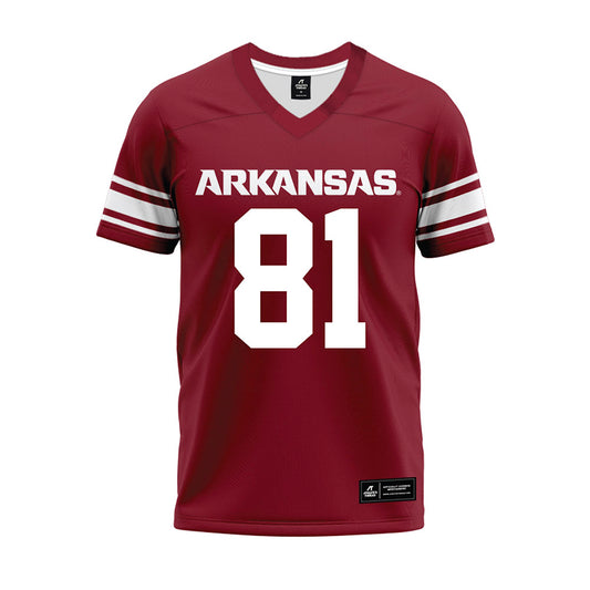 Arkansas - NCAA Football : Dai'Shaun Thomas - Cardinal Premium Football Jersey-0