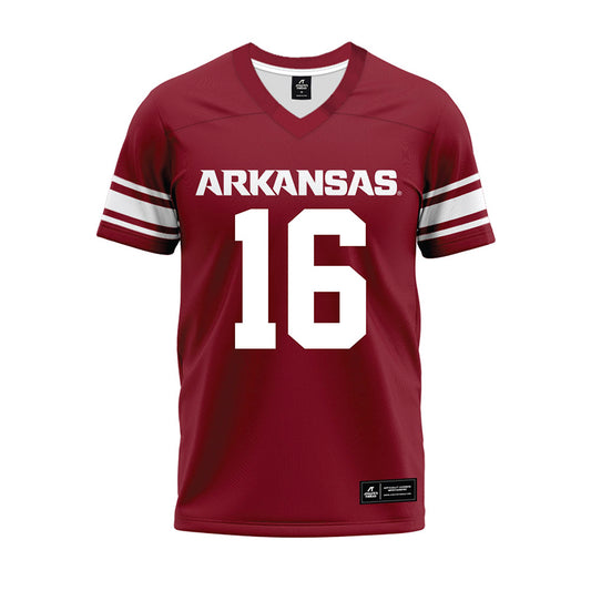 Arkansas - NCAA Football : Ismael Cisse - Cardinal Premium Football Jersey-0