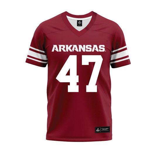 Arkansas - NCAA Football : Maddox Lassiter - Cardinal Premium Football Jersey
