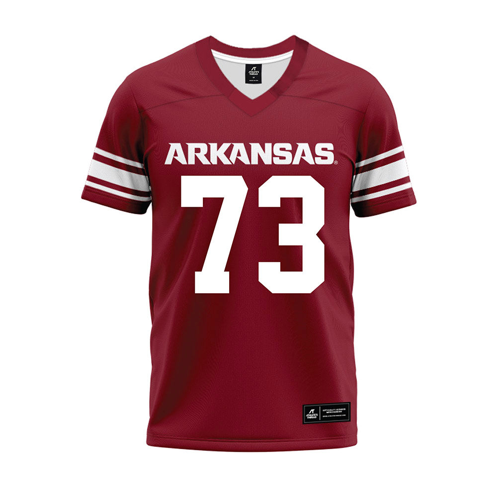 Arkansas - NCAA Football : Brooks Edmonson - Cardinal Premium Football Jersey