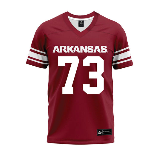 Arkansas - NCAA Football : Brooks Edmonson - Cardinal Premium Football Jersey