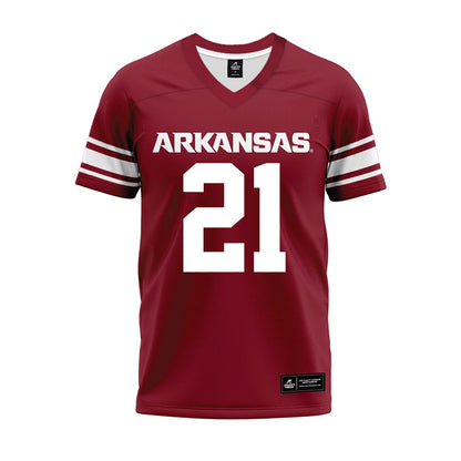 Arkansas - NCAA Football : Jasper Parker - Cardinal Premium Football Jersey-0