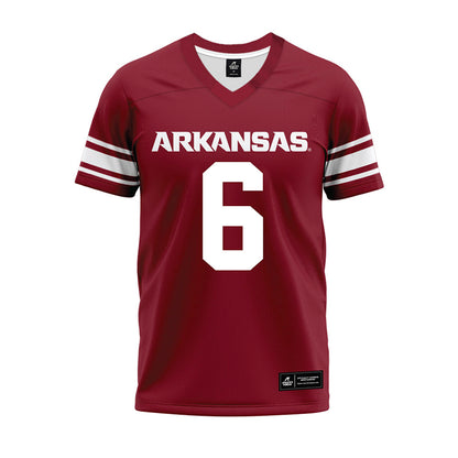 Arkansas - NCAA Football : Khmori House - Cardinal Premium Football Jersey-0