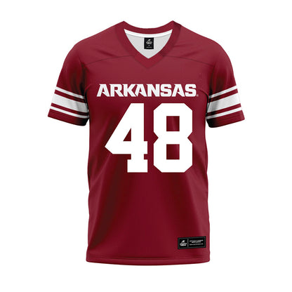 Arkansas - NCAA Football : Joseph Whitt - Cardinal Premium Football Jersey-0