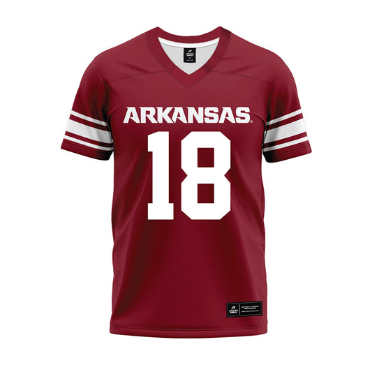 Arkansas - NCAA Football : John Howse IV - Cardinal Premium Football Jersey-0