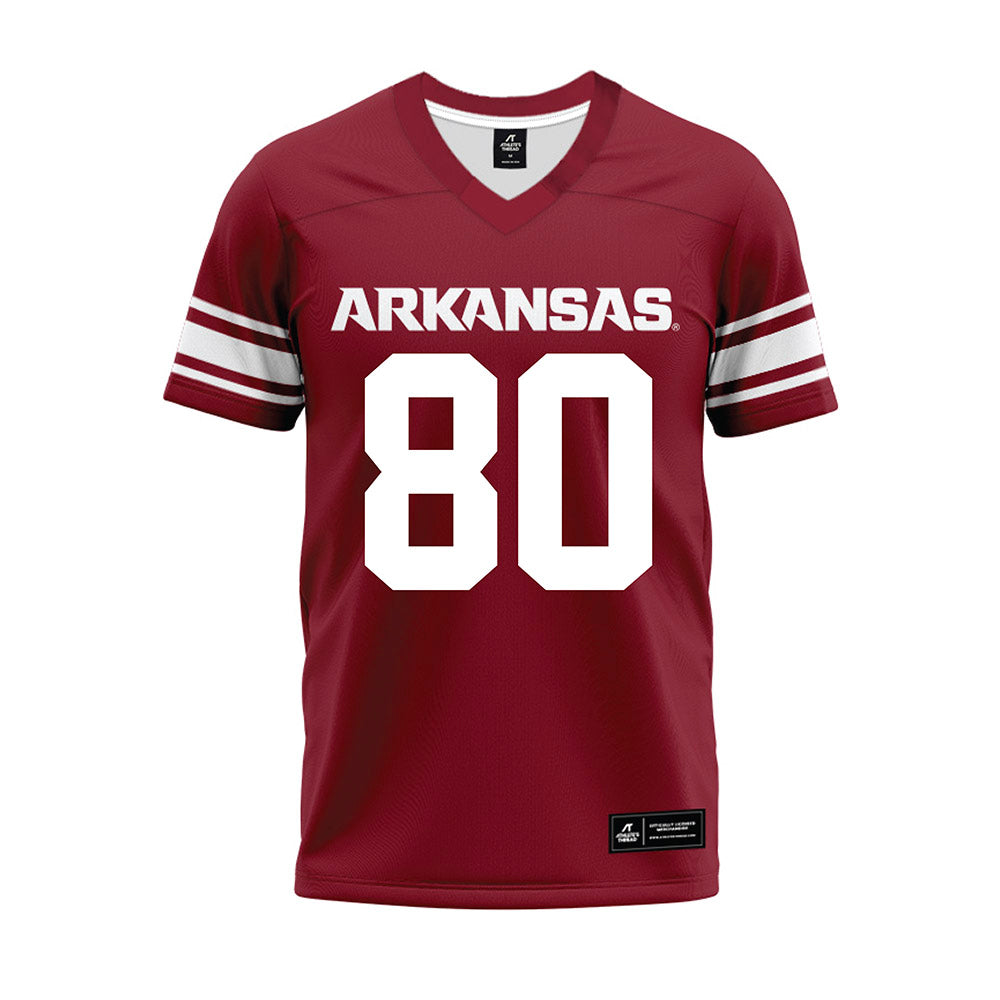 Arkansas - NCAA Football : Dequane Prevo - Cardinal Premium Football Jersey-0