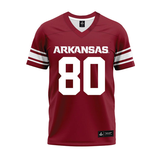 Arkansas - NCAA Football : Dequane Prevo - Cardinal Premium Football Jersey-0