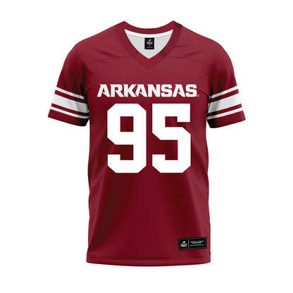Arkansas - NCAA Football : Anthony Kennedy jr - Cardinal Premium Football Jersey-0