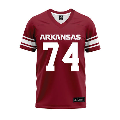 Arkansas - NCAA Football : Terence Roberson - Cardinal Premium Football Jersey-0