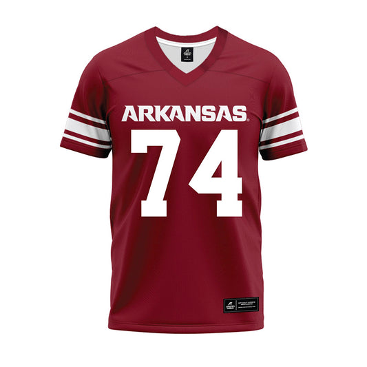 Arkansas - NCAA Football : Terence Roberson - Cardinal Premium Football Jersey-0