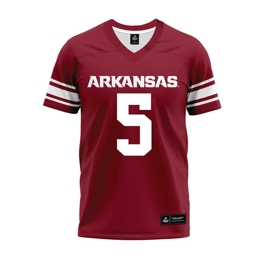 Arkansas - NCAA Football : Sutton Smith - Cardinal Premium Football Jersey-0