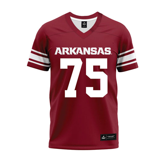 Arkansas - NCAA Football : Kavion Broussard - Cardinal Premium Football Jersey-0