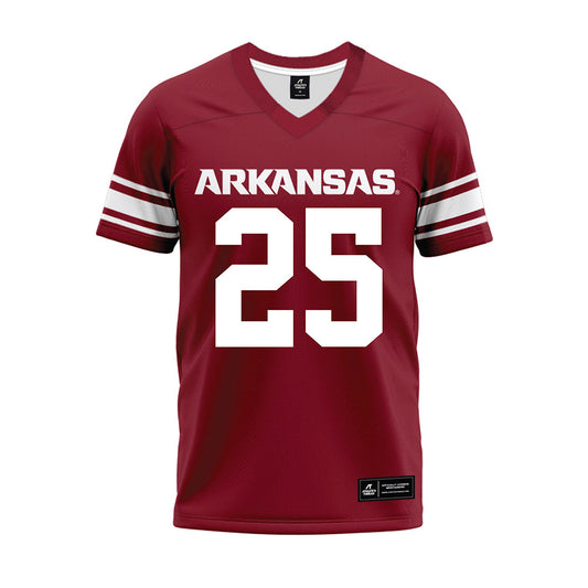 Arkansas - NCAA Football : Ja’Quavion Smith - Cardinal Premium Football Jersey-0