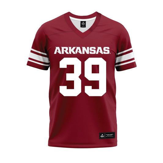 Arkansas - NCAA Football : Braeden McAlister - Cardinal Premium Football Jersey-0