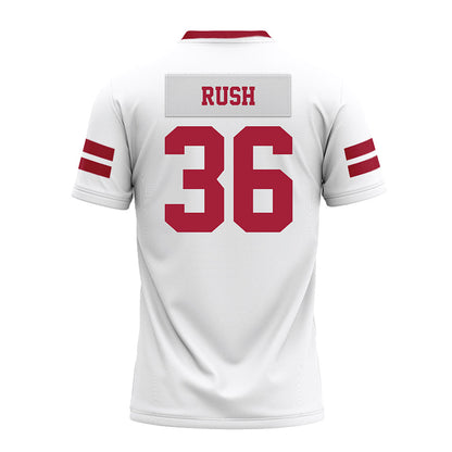Arkansas - NCAA Football : Gavin Rush - White Premium Football Jersey-1