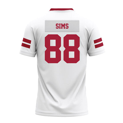 Arkansas - NCAA Football : Xadavien Sims - White Premium Football Jersey-1