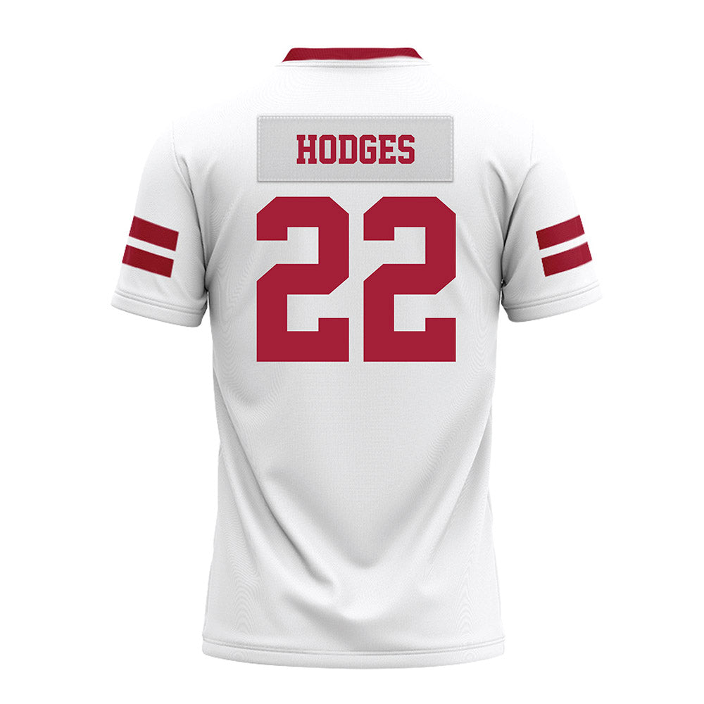 Arkansas - NCAA Football : Tj HODGES - White Premium Football Jersey-1