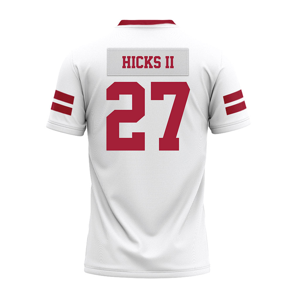 Arkansas - NCAA Football : LaMarcus Hicks II - White Premium Football Jersey-1
