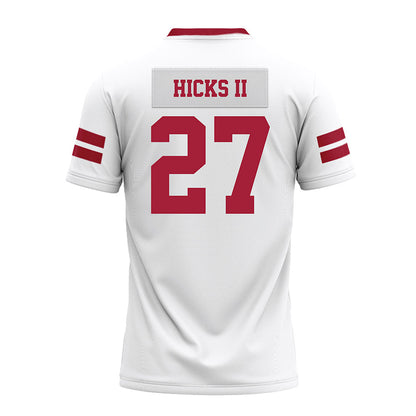 Arkansas - NCAA Football : LaMarcus Hicks II - White Premium Football Jersey-1