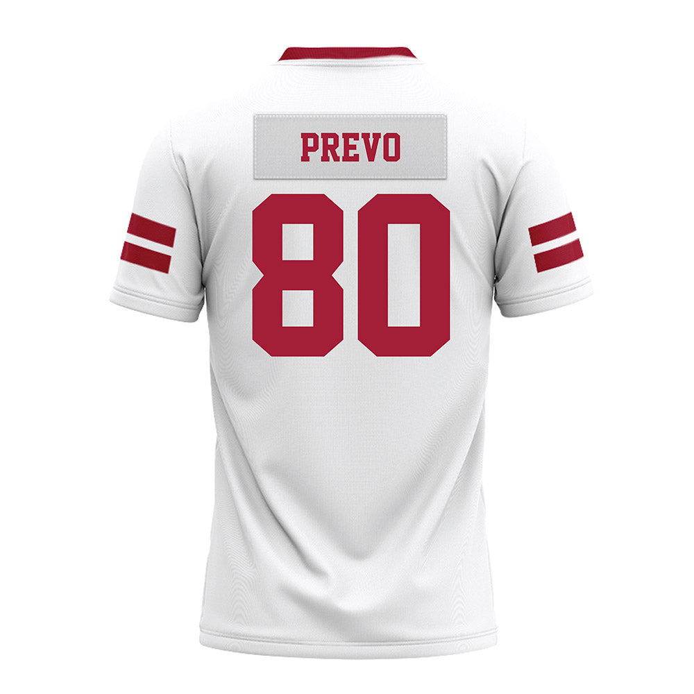 Arkansas - NCAA Football : Dequane Prevo - White Premium Football Jersey-1
