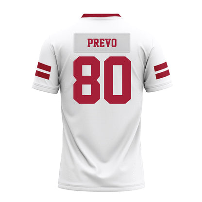 Arkansas - NCAA Football : Dequane Prevo - White Premium Football Jersey-1