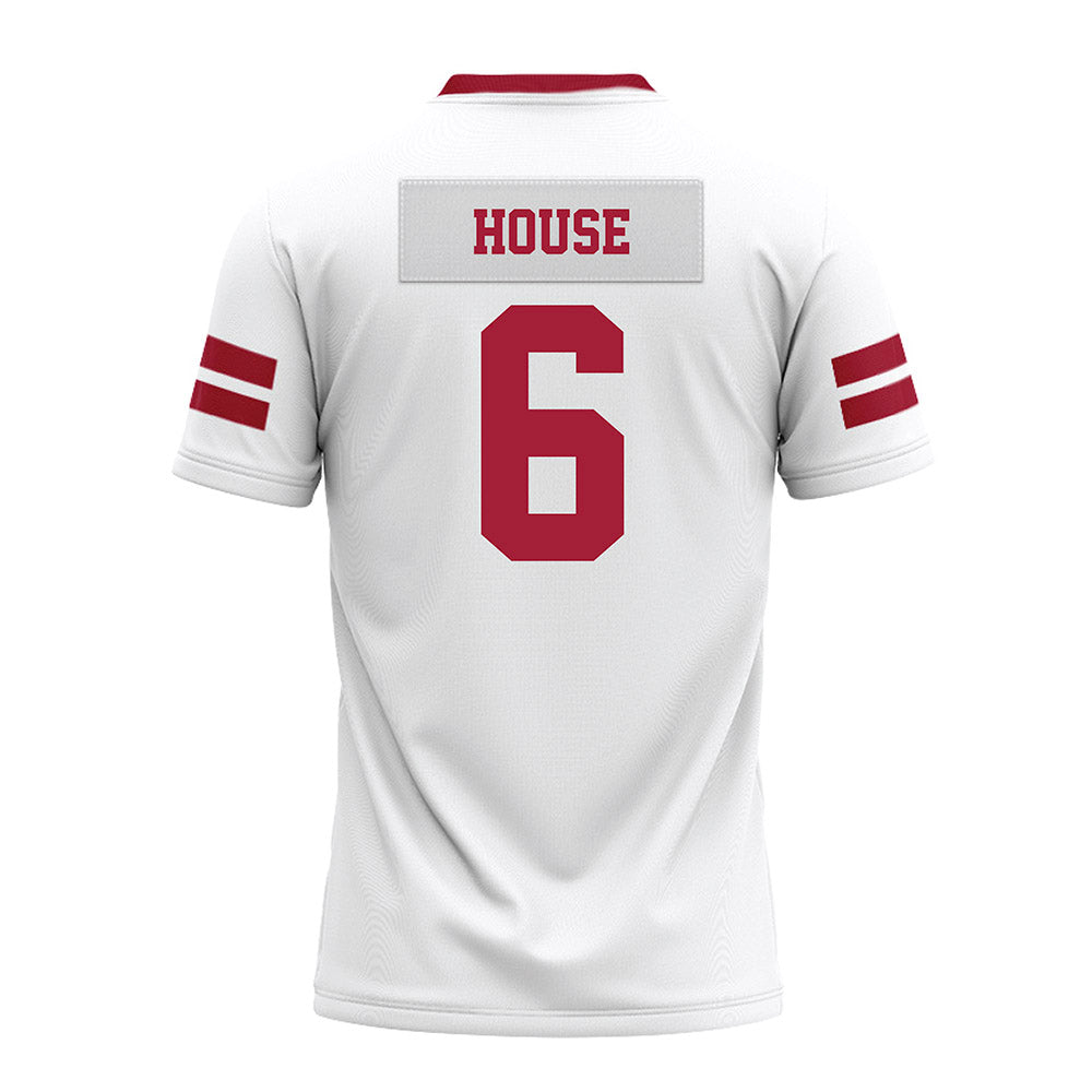 Arkansas - NCAA Football : Khmori House - White Premium Football Jersey-1