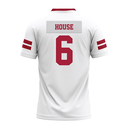 Arkansas - NCAA Football : Khmori House - White Premium Football Jersey-1