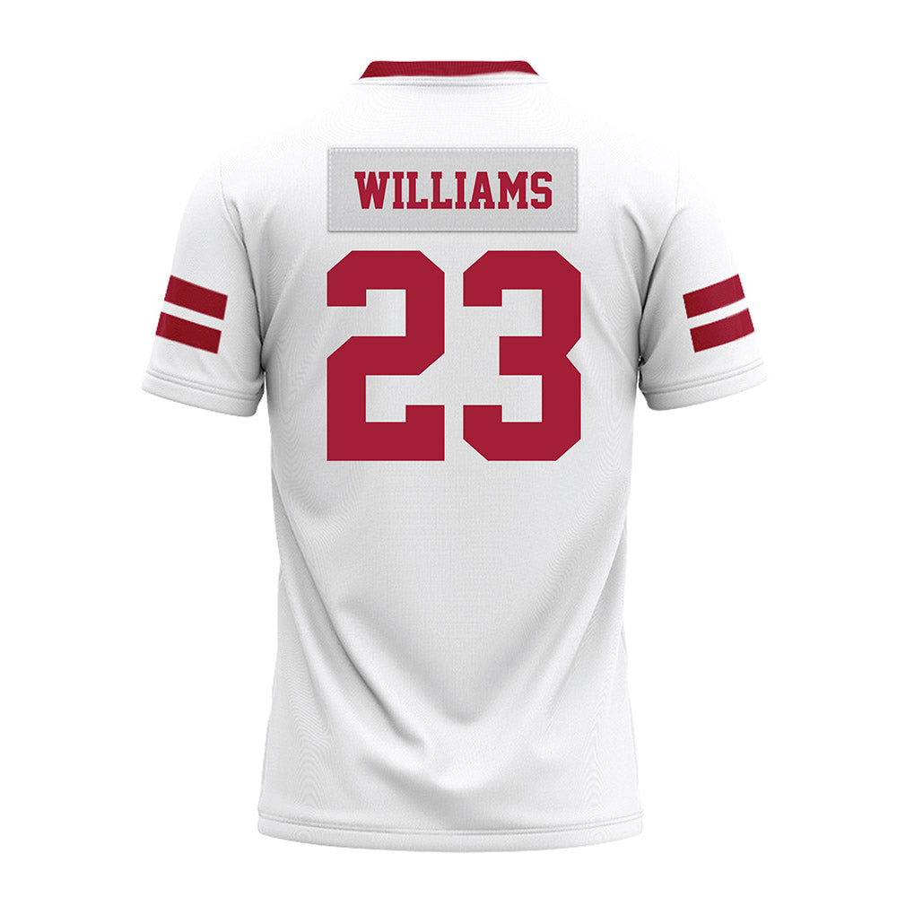 Arkansas - NCAA Football : Ian Williams - White Premium Football Jersey-1