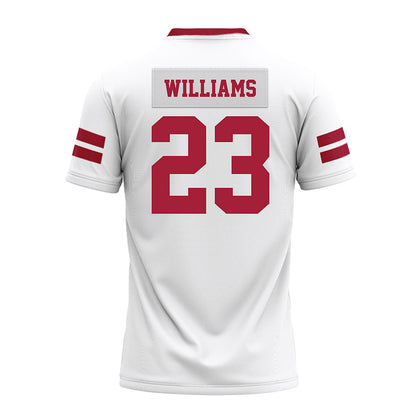 Arkansas - NCAA Football : Ian Williams - White Premium Football Jersey-1