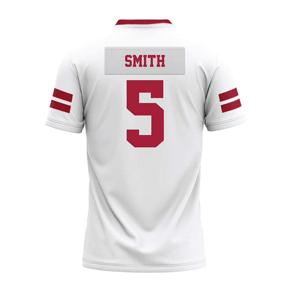 Arkansas - NCAA Football : Sutton Smith - White Premium Football Jersey-1