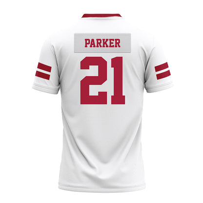 Arkansas - NCAA Football : Jasper Parker - White Premium Football Jersey-1