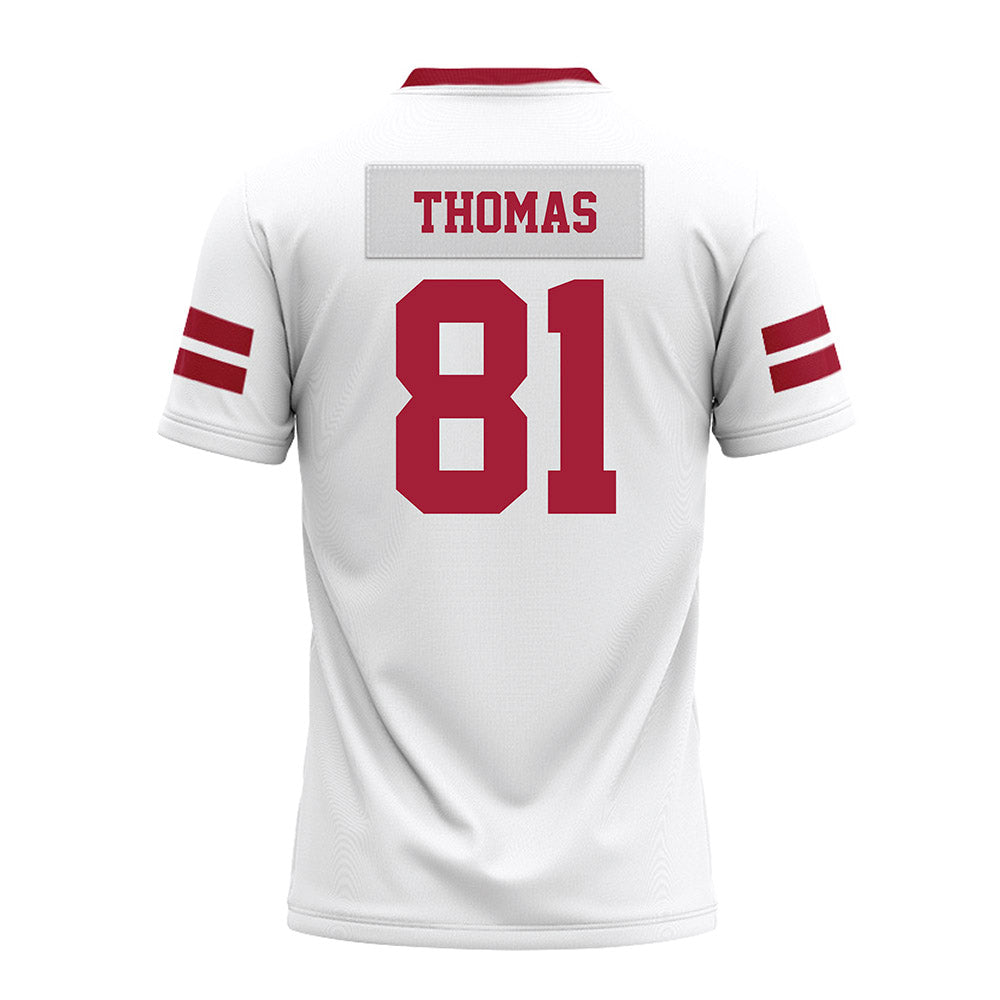 Arkansas - NCAA Football : Dai'Shaun Thomas - White Premium Football Jersey-1