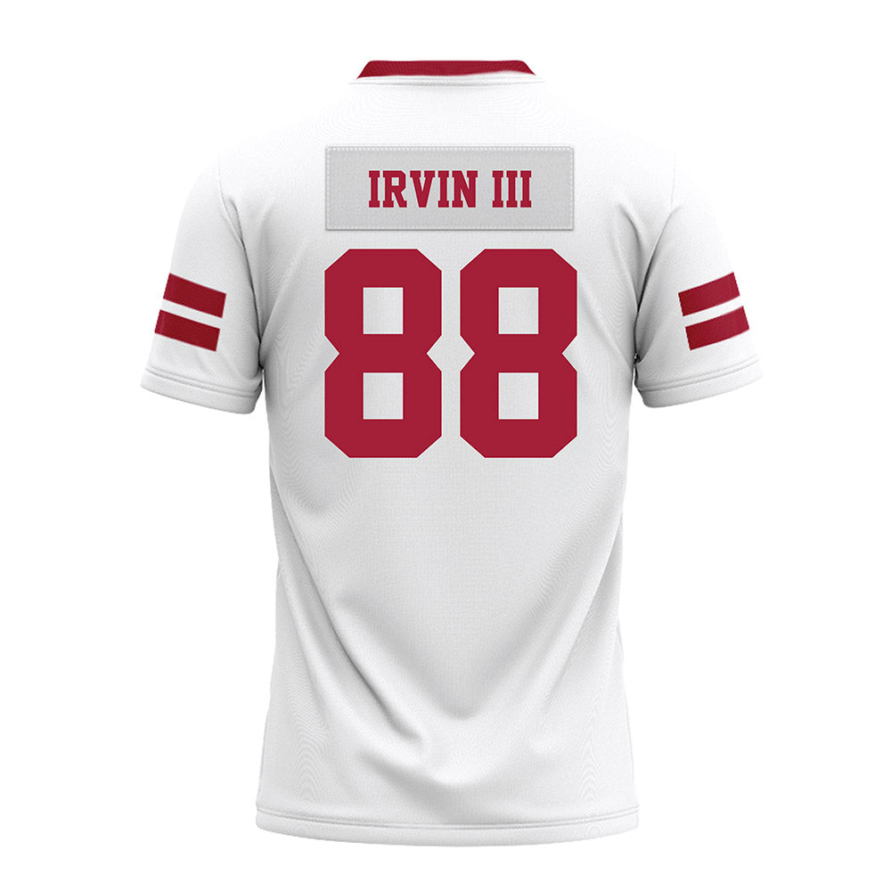 Arkansas - NCAA Football : Blair Irvin III - White Premium Football Jersey-1