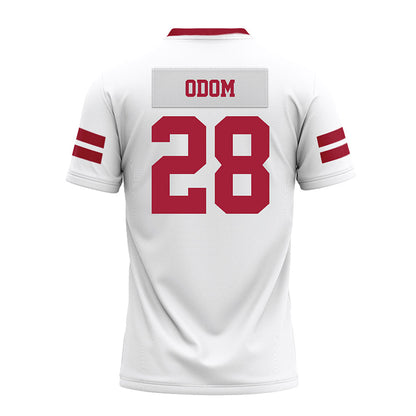 Arkansas - NCAA Football : Trajen Odom - White Premium Football Jersey-1