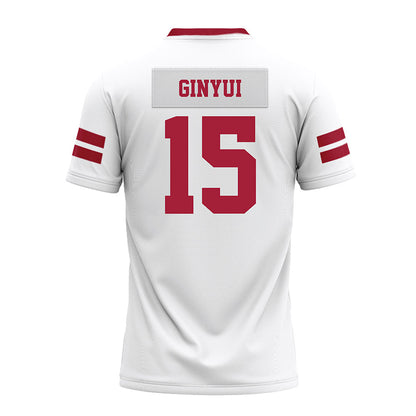 Arkansas - NCAA Football : Nsongbeh Ginyui - White Premium Football Jersey-1