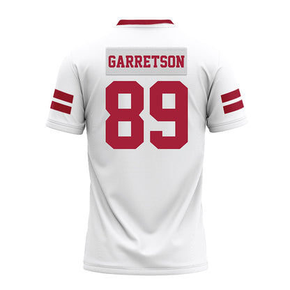 Arkansas - NCAA Football : Gavin Garretson - White Premium Football Jersey-1