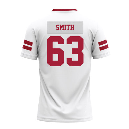 Arkansas - NCAA Football : Hugh Smith - White Premium Football Jersey-1