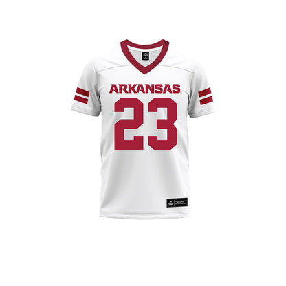 Arkansas - NCAA Football : Ian Williams - White Premium Football Jersey-0