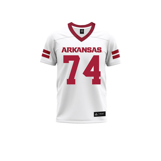 Arkansas - NCAA Football : Terence Roberson - White Premium Football Jersey-0